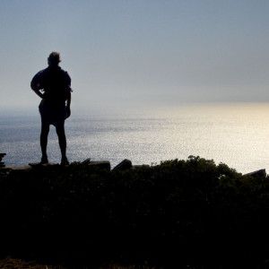 Staring at the sea on Kastellovouni hill, Angeria