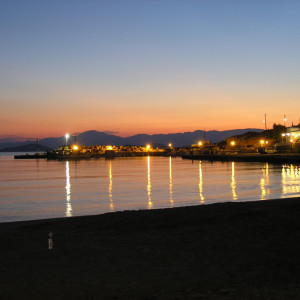 Sunset at Stavros village, Donousa island
