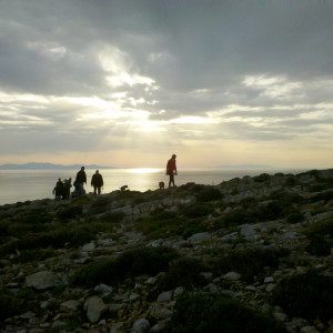 En route to Telegrafos hill, Paros, Greece