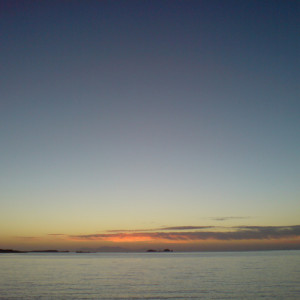 Sunset view from Kastro area, Parikia, Paros island